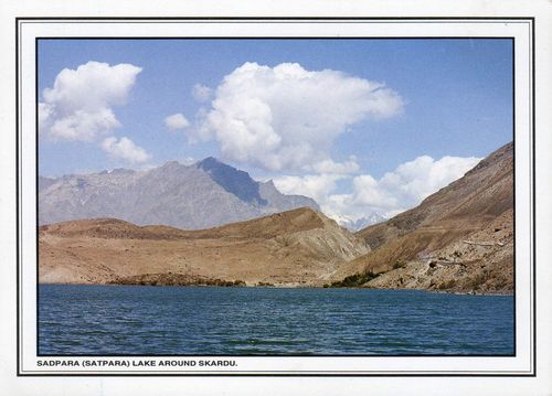 (image for) Pakistan Beautiful Postcard Satpara Lake